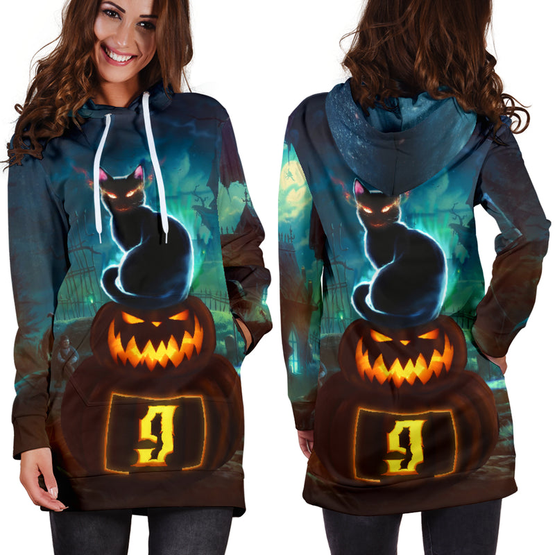 Vestido con capucha de Halloween