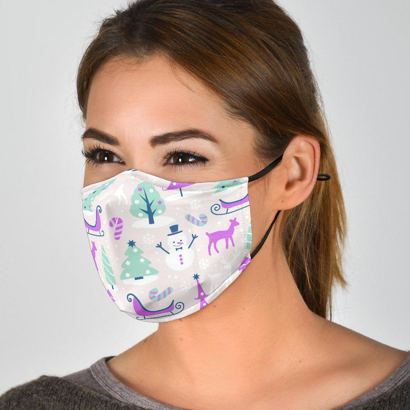 Christmas Patterns (001) - Face Mask