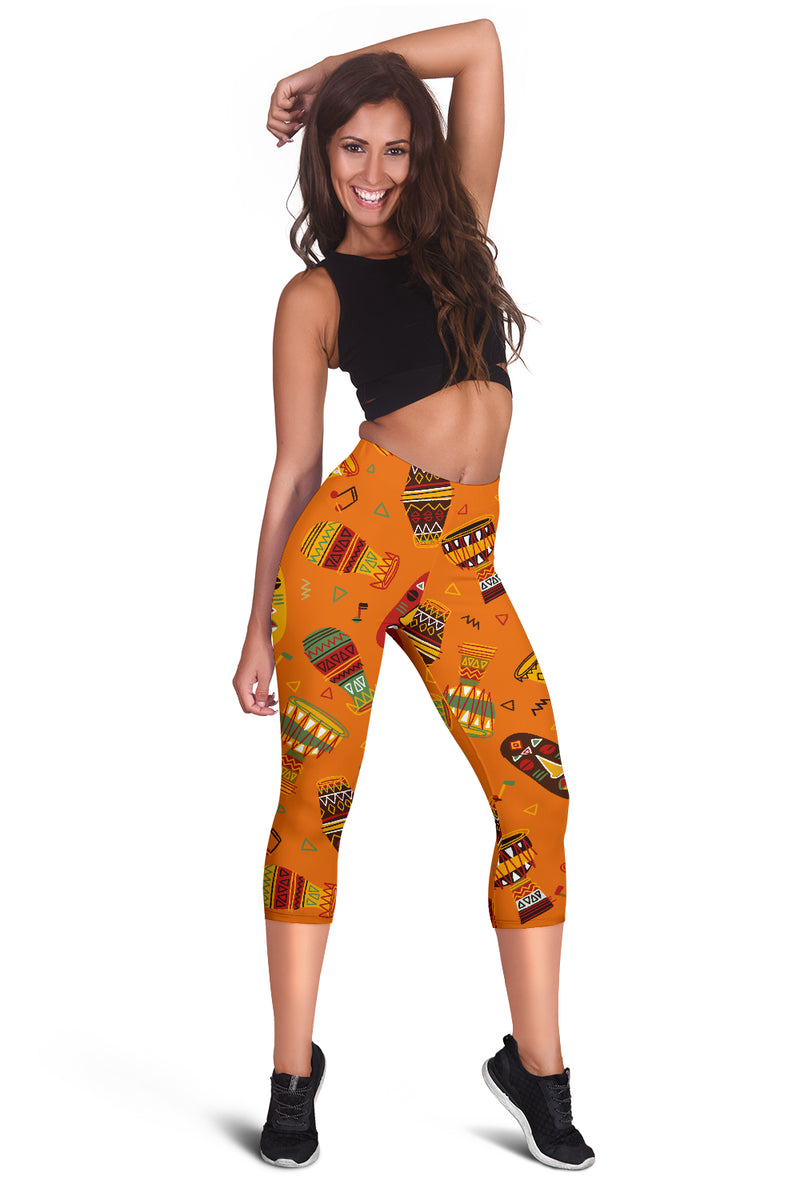 Leggings capris africanos para mujer