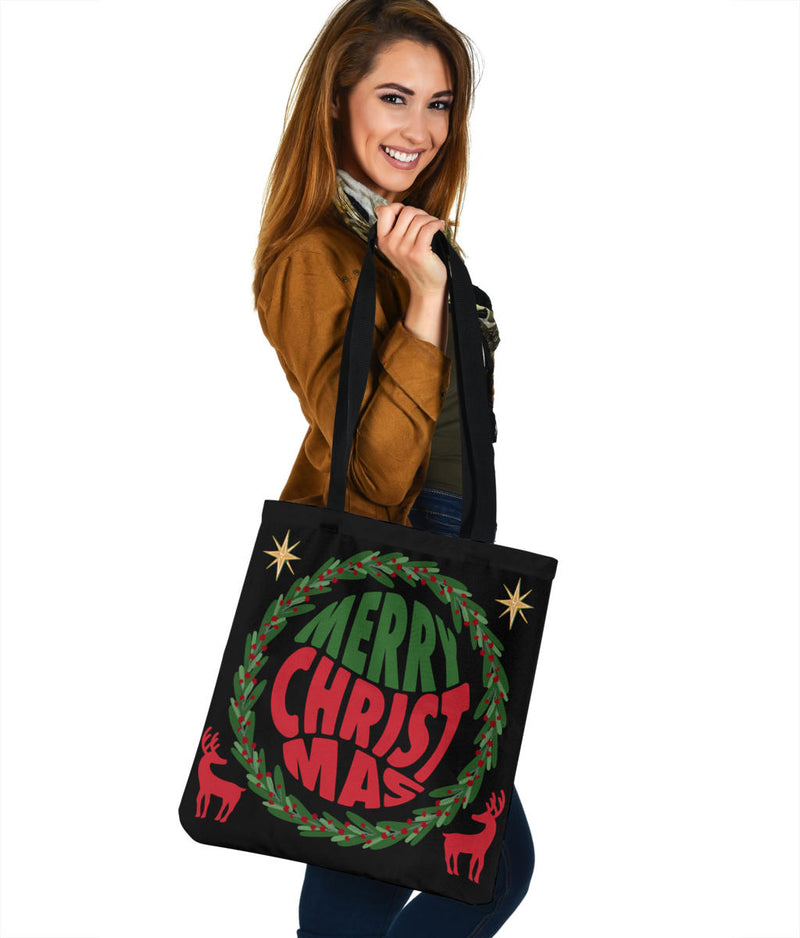 Christmas Tree w Packages Tote