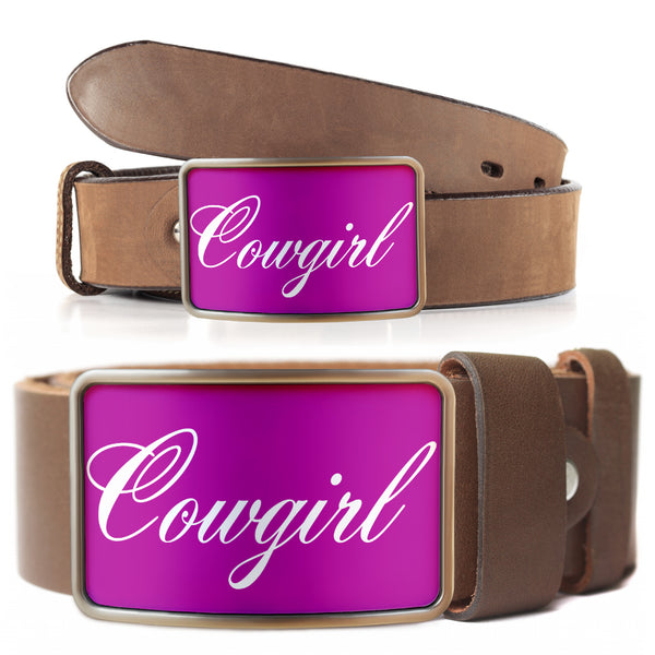 Belt Buckle Cowgirl