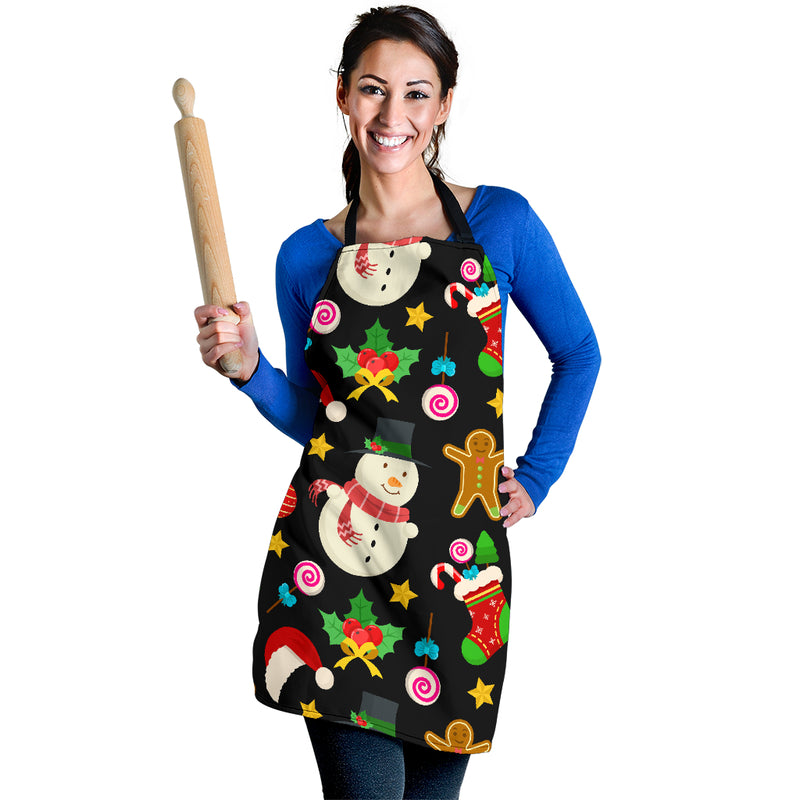 Christmas Lovely Good Vibes Only Women's Apron