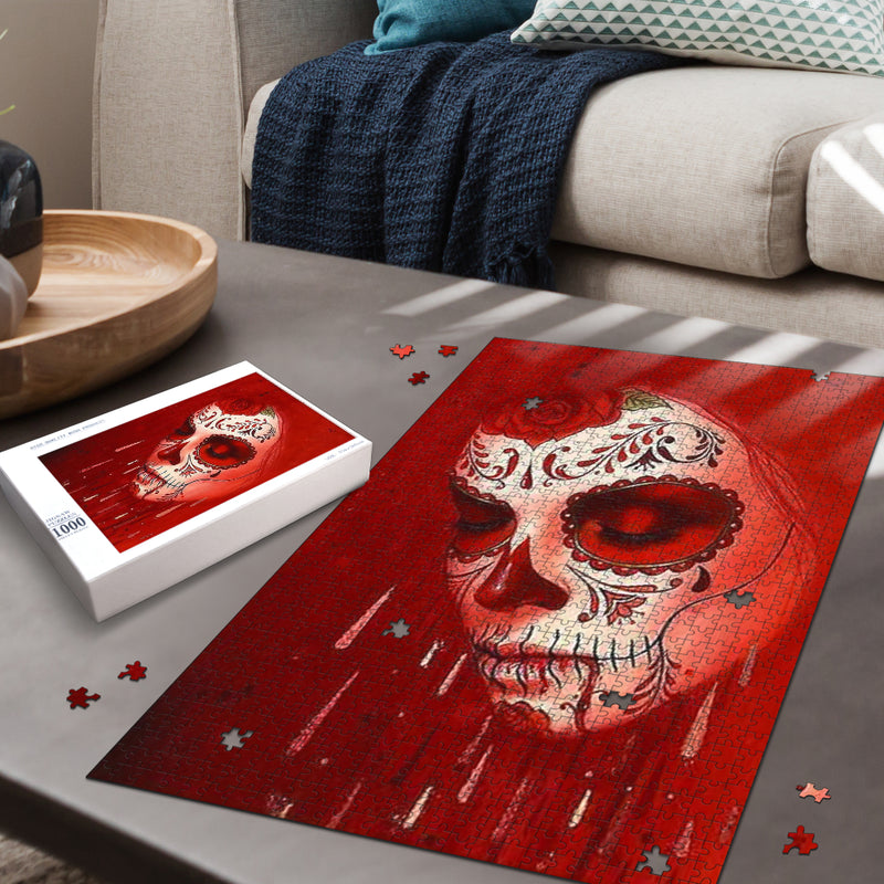 Day Of The Dead Queen Jigsaw Puzzle