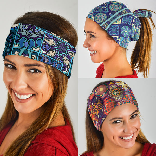 Paquete de 3 bandanas originales con diseño de Mandala 6 de This is iT