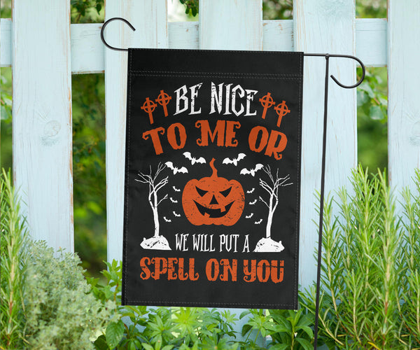 Be Nice To Me - Halloween Flag