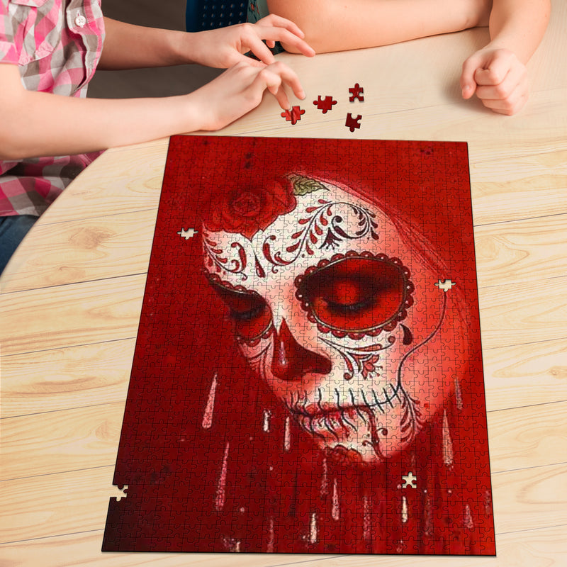 Day Of The Dead Queen Jigsaw Puzzle