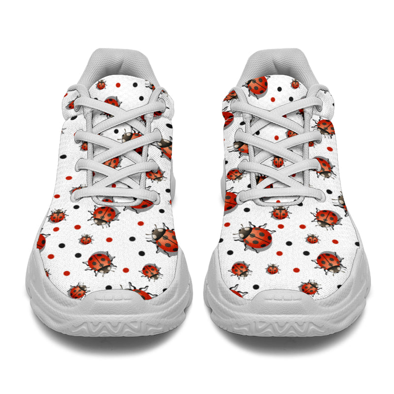 Ladybird Chunky Sneakers (White)