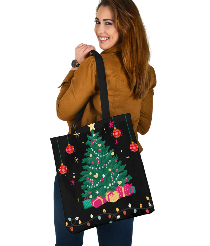 Christmas Tree w Packages Tote