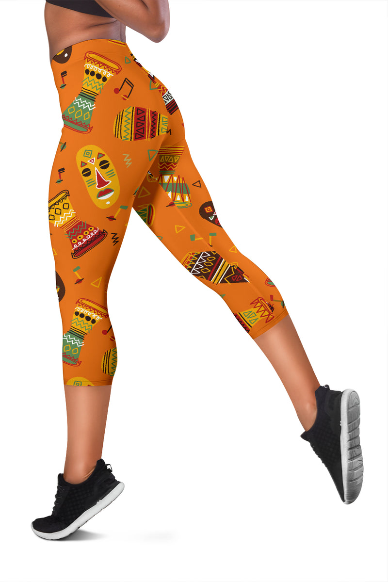 Leggings capris africanos para mujer