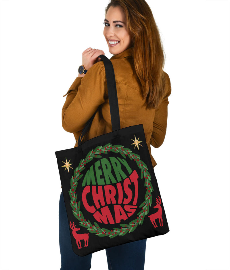 Christmas Tree w Packages Tote