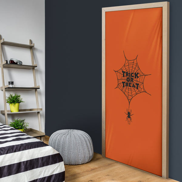 Trick or Treat Web - Halloween Door Sock