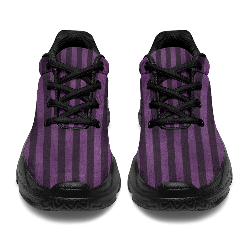 Purple Stripe Chunky Sneakers