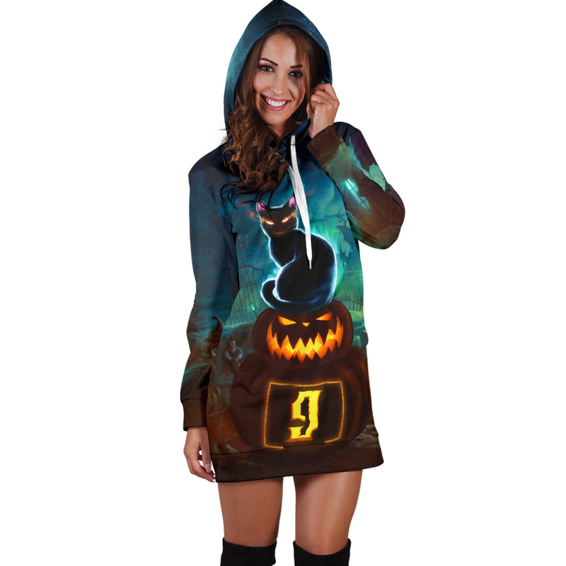 Vestido con capucha de Halloween