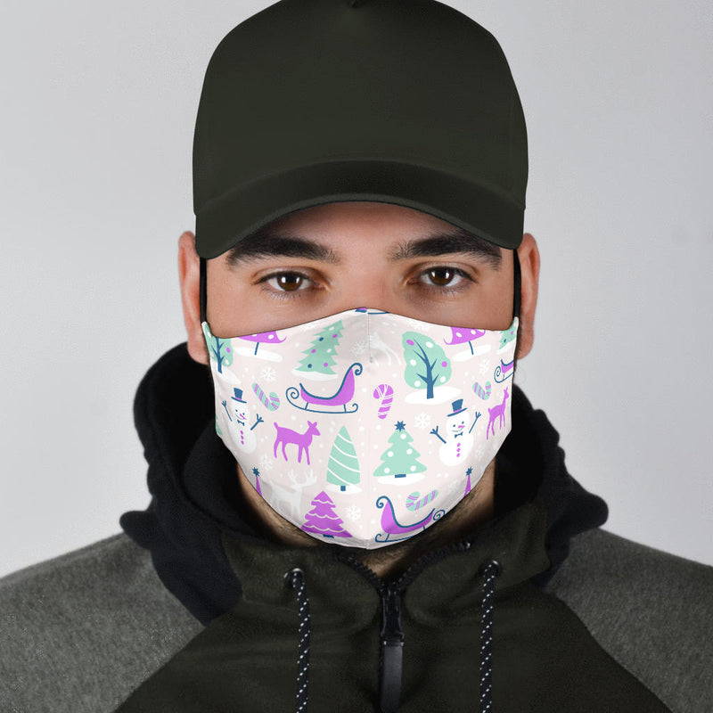 Christmas Patterns (001) - Face Mask