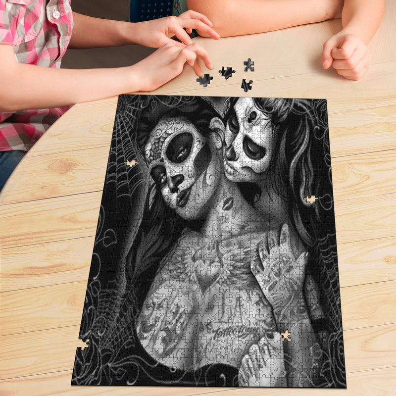 The Love The Day Of The Dead Jigsaw Puzzle