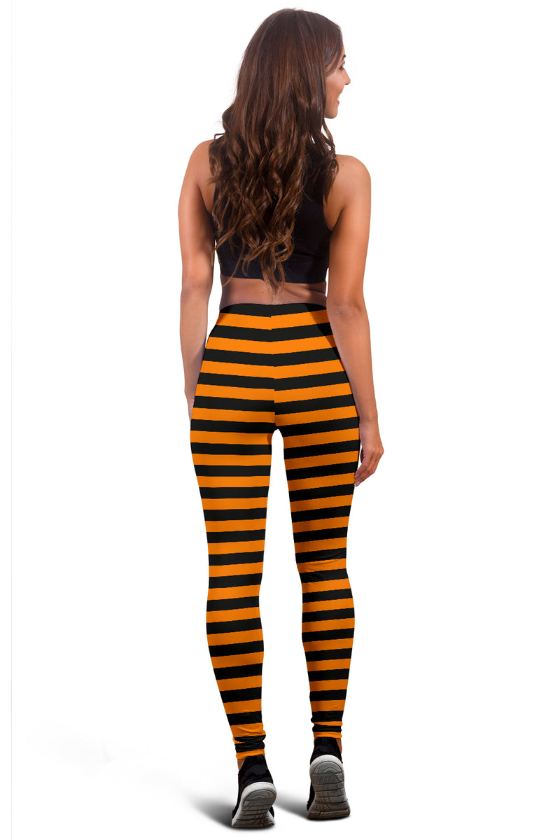 Halloween Striped Leggins