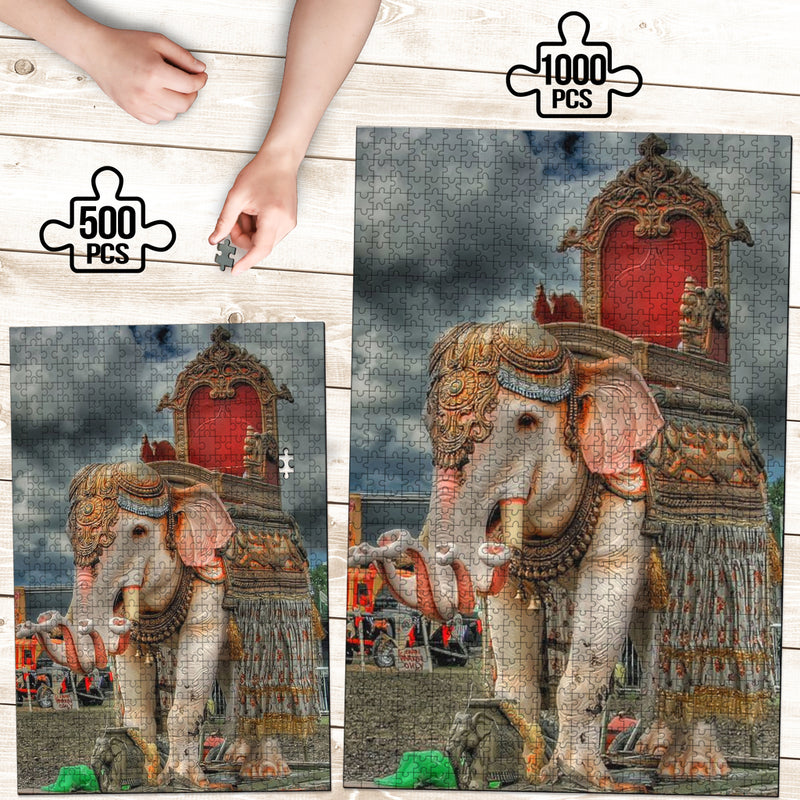 Indian Elephant Jigsaw Puzzle