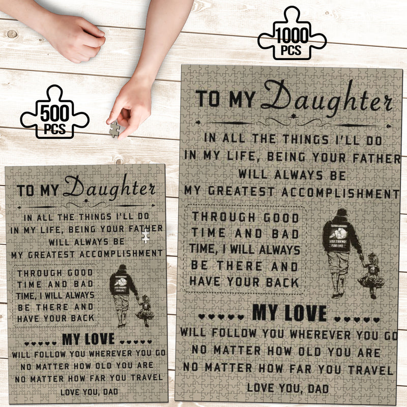 To My Daughter Jigsaw Puzzle