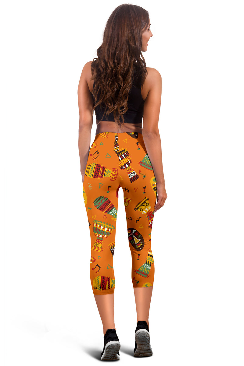 Leggings capris africanos para mujer