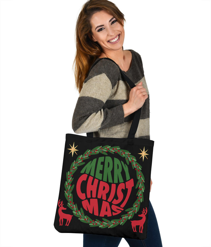 Christmas Tree w Packages Tote