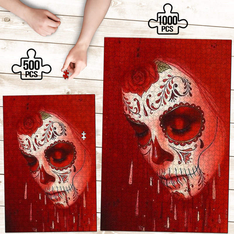 Day Of The Dead Queen Jigsaw Puzzle