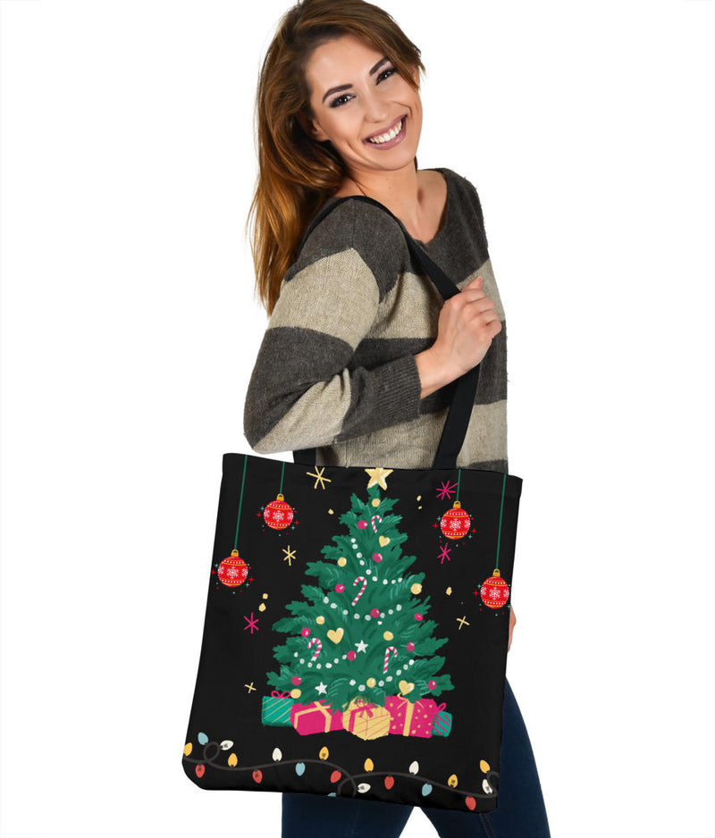 Christmas Tree w Packages Tote