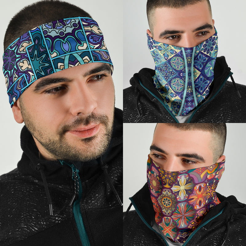 Paquete de 3 bandanas originales con diseño de Mandala 6 de This is iT