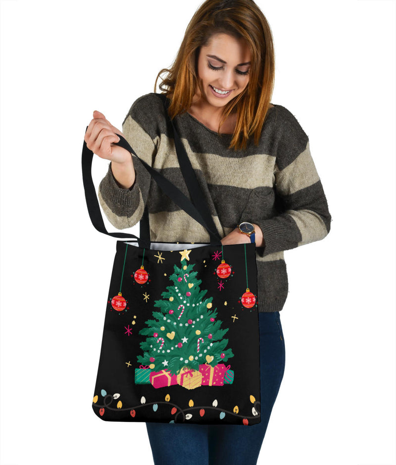 Christmas Tree w Packages Tote