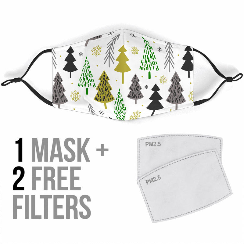 Christmas Patterns (004) - Face Mask