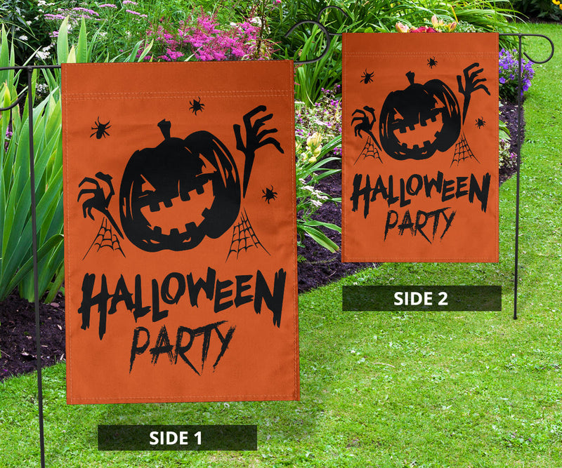 Halloween Party (Orange) - Halloween Flag