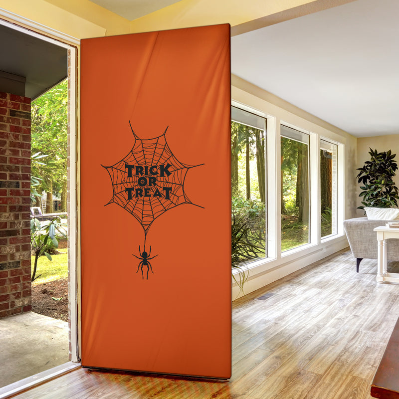 Trick or Treat Web - Halloween Door Sock