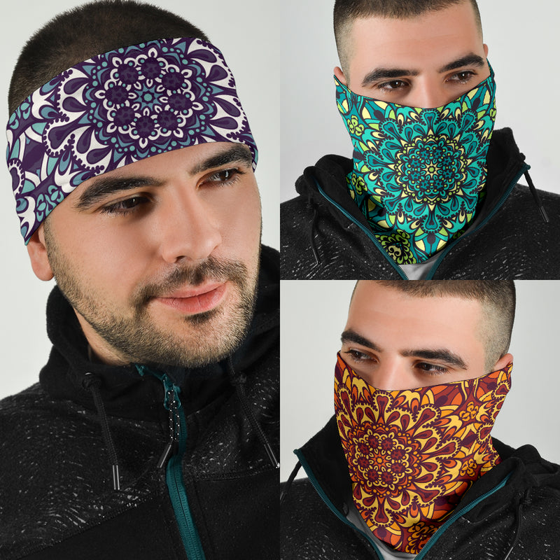 Diseño Mandala 3 de This is iT Paquete de 3 bandanas originales