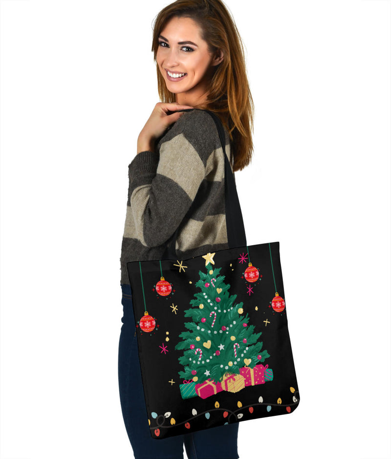 Christmas Tree w Packages Tote