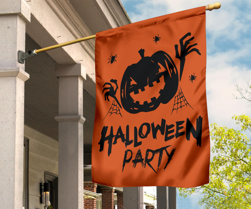 Halloween Party (Orange) - Halloween Flag