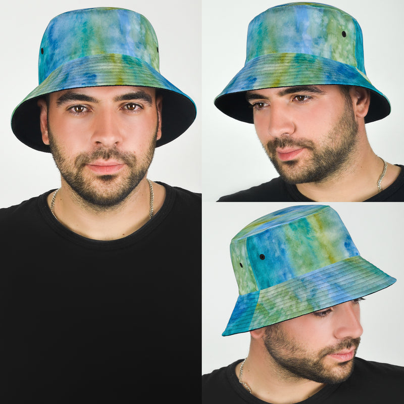 Gorro De Pescador Azul Acuarela Pastel