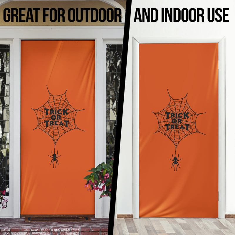 Trick or Treat Web - Halloween Door Sock