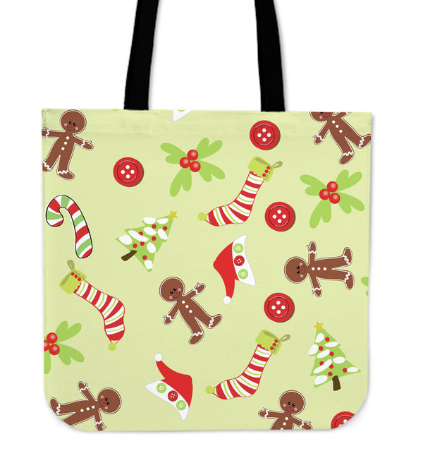 Gingerbread Man Xmas Tote Bag