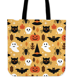 CAT Fantasma de Halloween Bolsa de tela