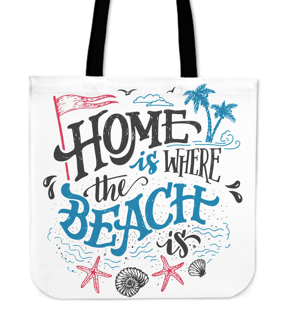 Home Beach Tote Bag