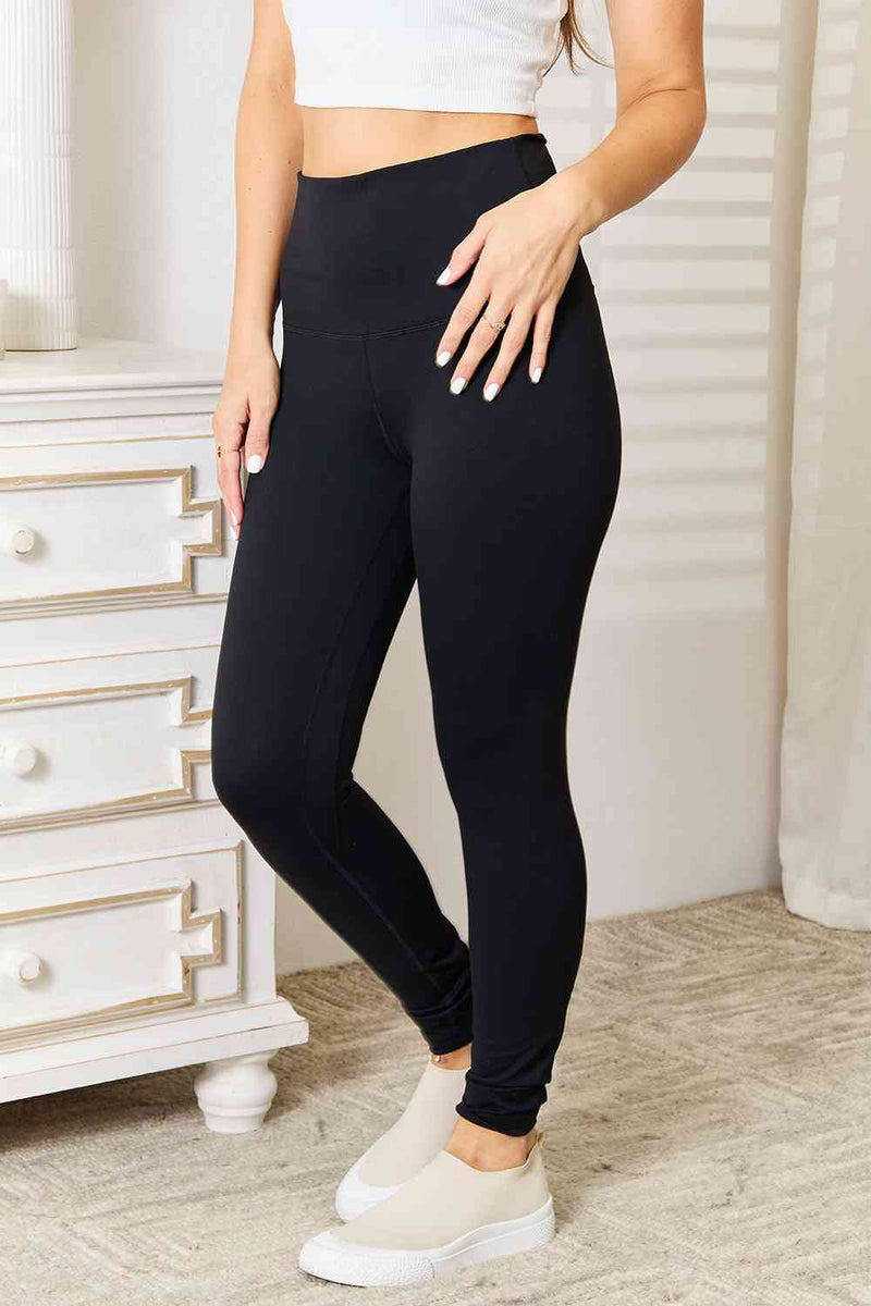 Leggings deportivos de cintura alta ultra suaves Basic Bae