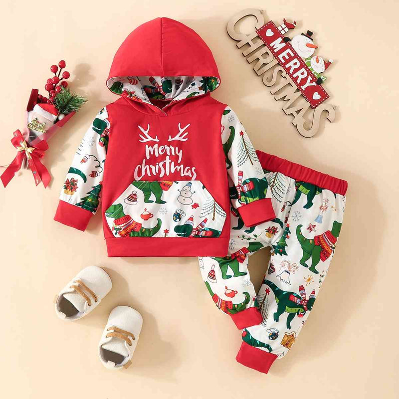 Conjunto de sudadera y pantalón FELIZ NAVIDAD