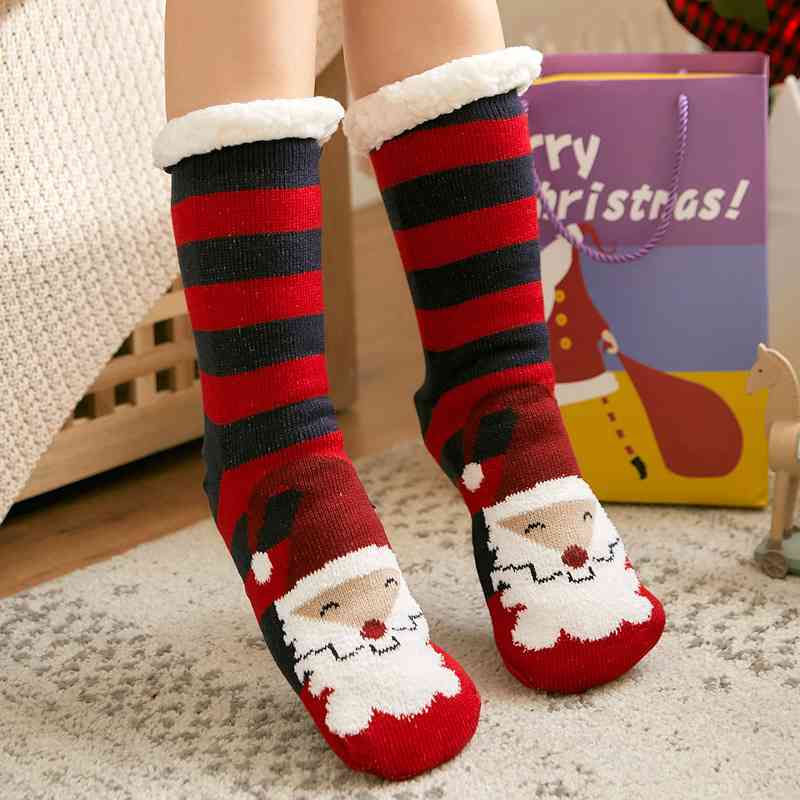 Calcetines navideños acogedores