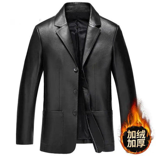 Brand Pu Leather Jacket Men Autumn Winter Casual Mens Jackets Solid Clothes Soft Motorcycle Outerwear Jaqueta Masculinas M-3Xl