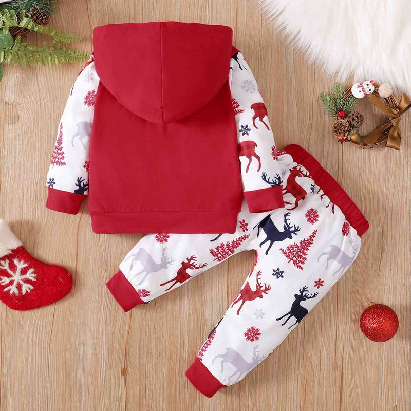 Conjunto de sudadera y pantalón FELIZ NAVIDAD