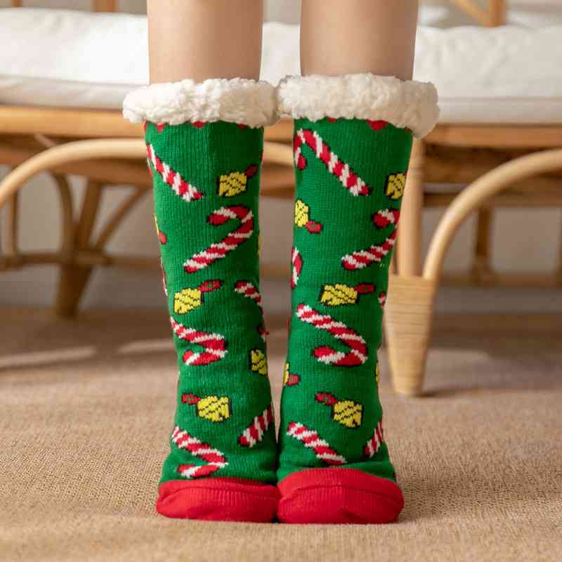 Calcetines navideños acogedores