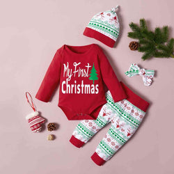 Conjunto de pantalón y body gráfico MY FIRST CHRISTMAS