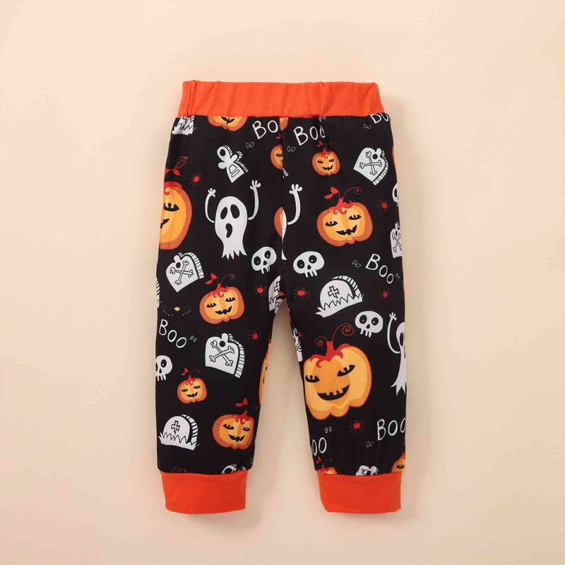 Conjunto de body gráfico y pantalones largos estampados MY FIRST HALLOWEEN