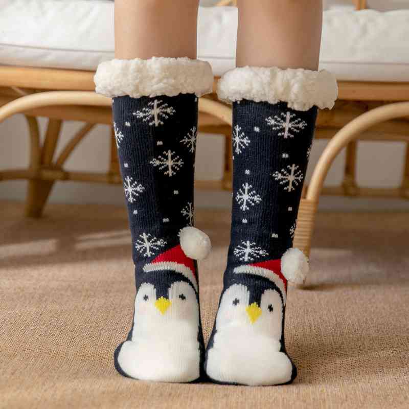 Calcetines navideños acogedores