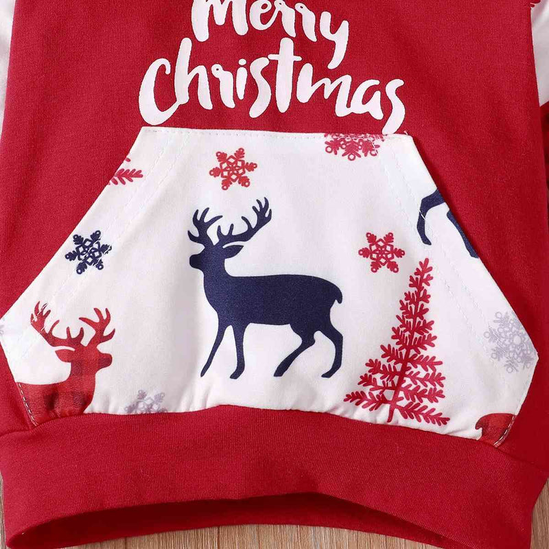 Conjunto de sudadera y pantalón FELIZ NAVIDAD