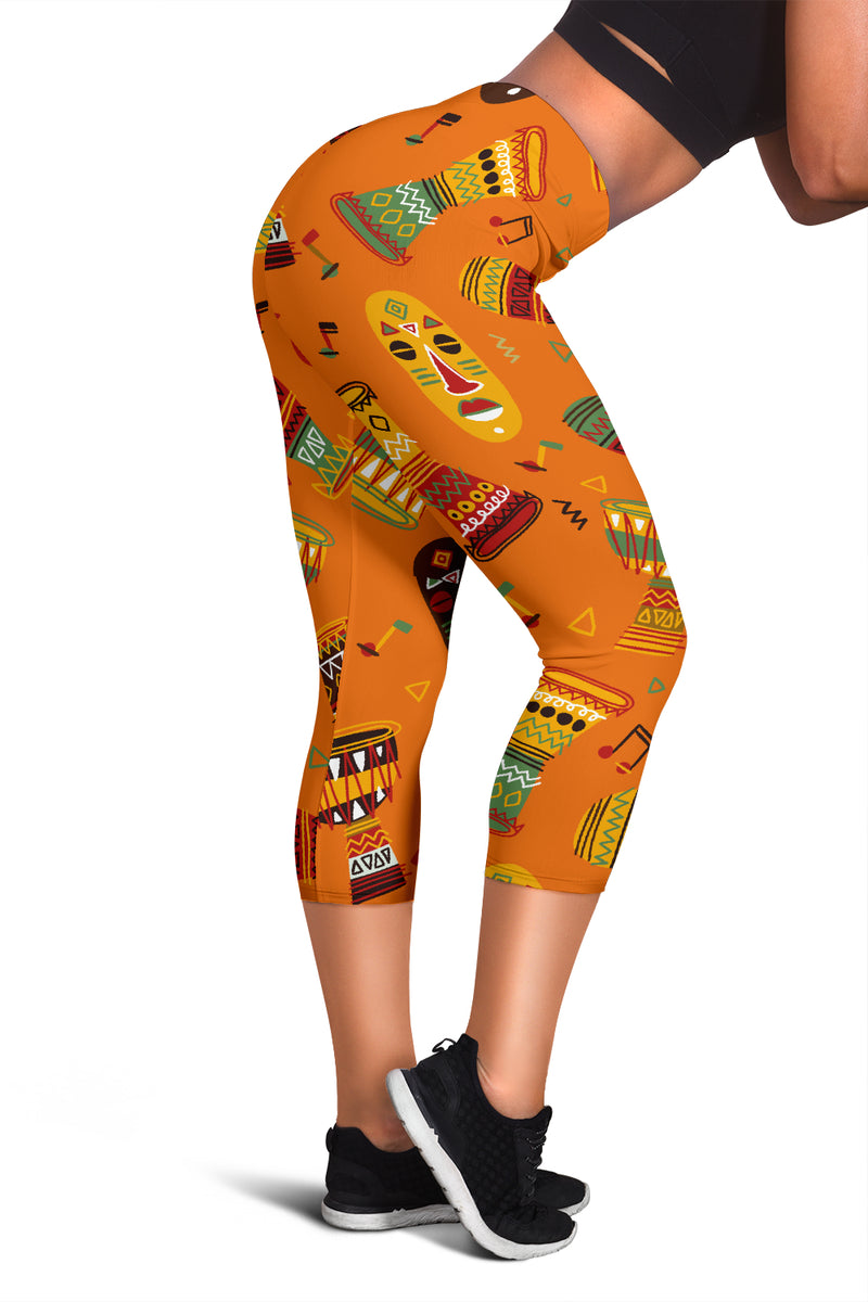 Leggings capris africanos para mujer